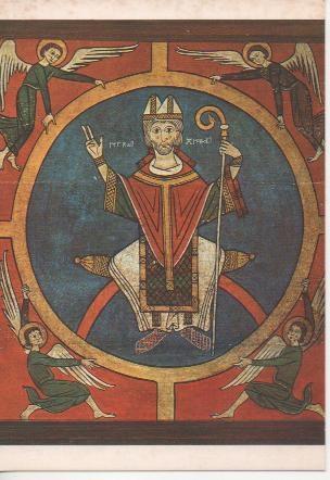 Postal E02427: Figura de S. Pedro, Museo de Arte de Catalunya