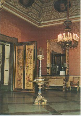 Postal E02091: Sala diplomatica, Palacio Real, Napoles, Italia