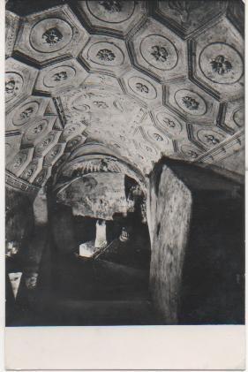 Postal E02083: Catacumbas de San Sebastián, Roma, Italia