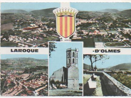 Postal E02079: Laroque-d'Olmes, Ariège, Occitània, Francia