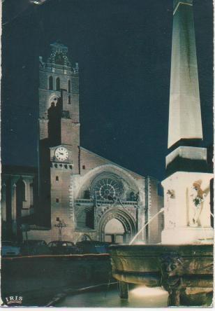 Postal E02126: Catedral Saint Eitienne,Toulouse, Francia