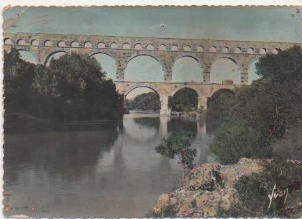 Postal E02121: Le Pont Du Gar, Francia