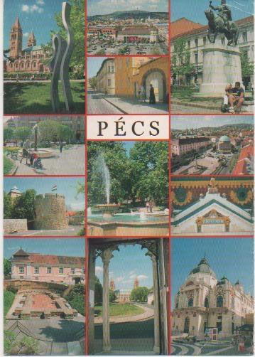 Postal E02113: Imágenes de Pécs, Hungria