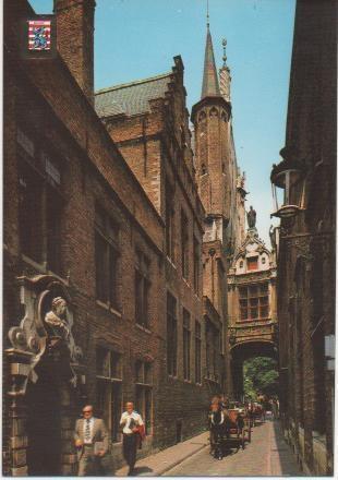 Postal E02109: Blinde Ezelstraat, Brugge, Paises Bajos