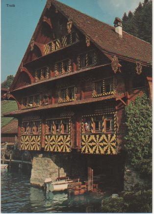 Postal E02106: Vierwaldstättersse, Trieb, Suiza