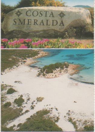 Postal E02103: Imágenes costa Smeralda, Italia