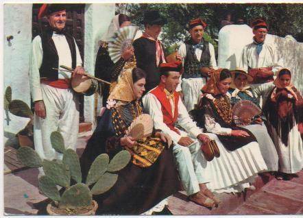 Postal E02021: GrupoFolklorico, Ibiza