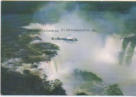 Postal E02060: Cataratas de iguazú, Argentina/Brasil