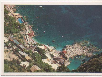 Postal E02055: Capri, Marina Piccola, Italia