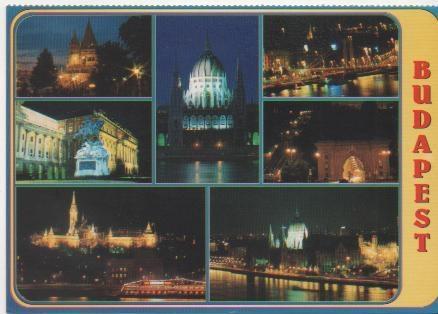 Postal E02045: Imágenes de Budapest, Hungria