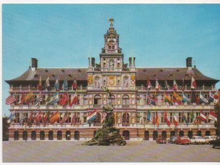 Postal E02036: Stadhuis, ,Antwerpen Belbica
