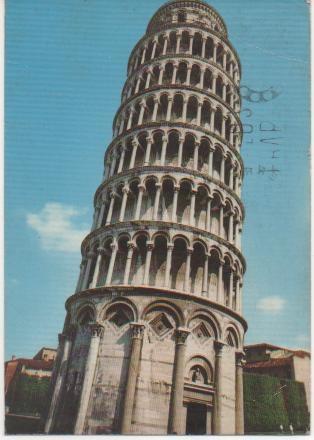 Postal E02131: Torre de Pisa, Italia