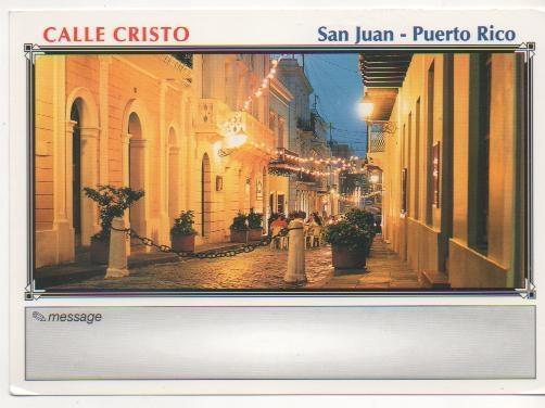 Postal E02212: Calle Cristo, SanJuan, Puerto Rico