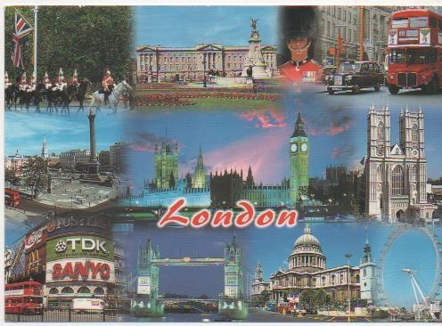 Postal E02209: Imágenes de Londres, Gran Bretaña