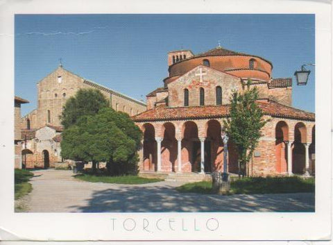 Postal E02253: Basilica e la Chiesa di Santa Fosca, Torcello, Venecia, Italia