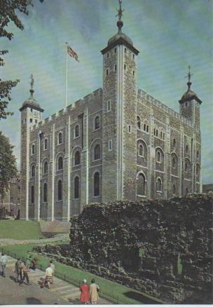 Postal E02243: Torre Blanca. Torre de Londres Reino Unido