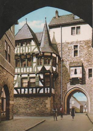Postal E02242: Patio del Castillo de Wupper,Alemania
