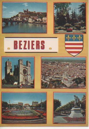 Postal E02232: Imágenes de Béziers, Francia