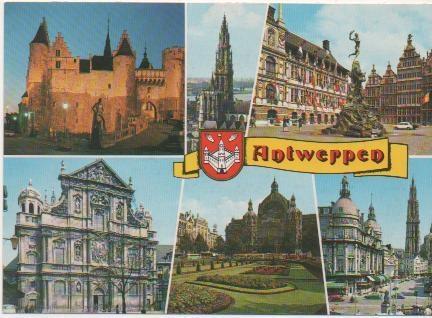 Postal E02193: Imágenes de Ansvers, Belgica
