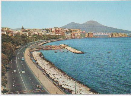 Postal E02158: Via Caracciolo, Nápoles, Italia