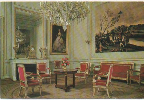 Postal E02190: Salón Goya,Palacio Real de Bruselas