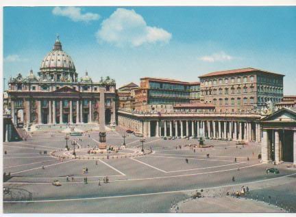 Postal E02174: Plaza de San Pedro, Ciudad del Vaticano