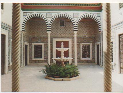 Postal E02165: Musee National du Bardo, Túnez