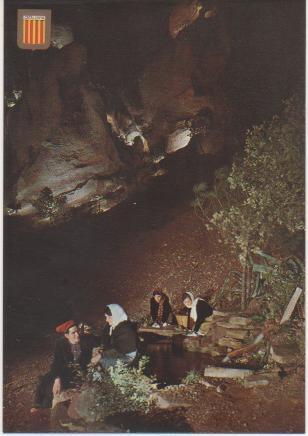 Postal E01661: Pessebre vivent de Catalunya, Escena de la Mort, Corbera del Llobregat
