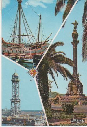Postal E01662: Puerto de Barcelona