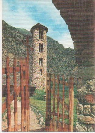 Postal E01635: Esglesia Romanica, Valls d'Andora,, Santa Coloma
