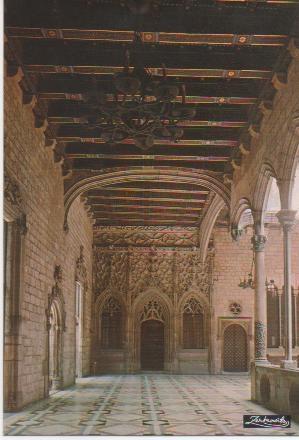 Postal E01653: Galeria,Diputación de Barcelona