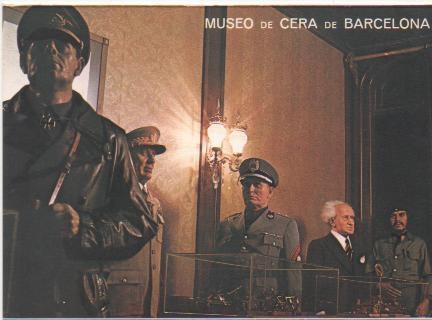 Postal E01726: Dirigentes Mundiales, Museo de Cera de Barcelona