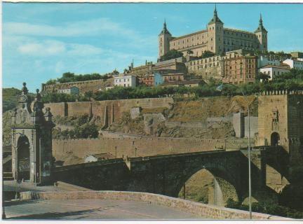Postal E01736: Puente Alcantaray Alcazar,Toledo