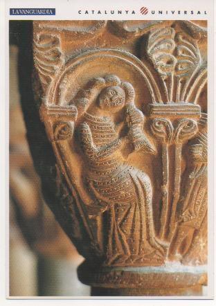 Postal E01691: Monasterio de Sta. María, capitel.L'Estany,, Bages