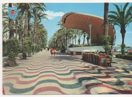 Postal E01692: Explanada de España, alicante