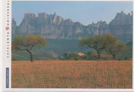 Postal E01705: Montaña de Montserrat comarca del Bages