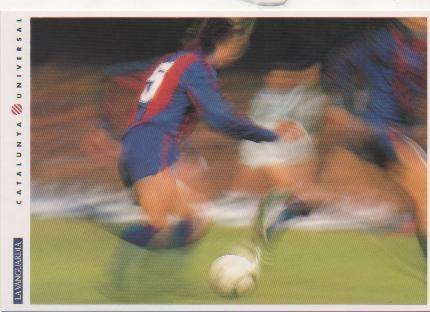 Postal E01710: Jugador del Futbol Club Barcelona