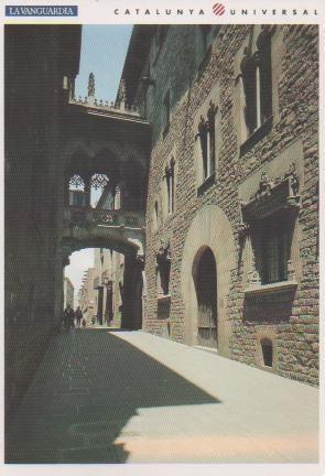 Postal E01624: Puente del Carrer del Bisbe