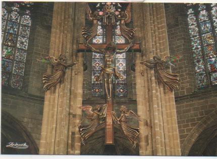 Postal E01535: Altar Mayor, Catedral de Barcelona