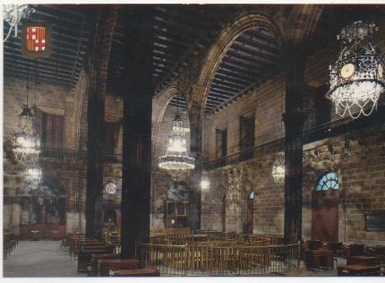 Postal E01540: Sala de Contrataciones , La Lonja, Barcelona
