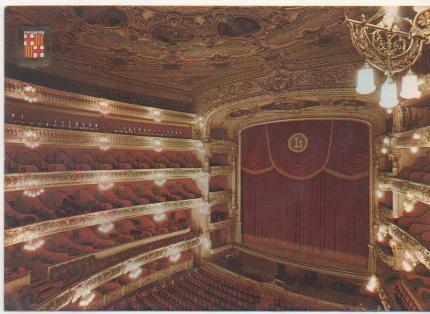 Postal E01542: Gran Teatro del Liceo, Barcelona