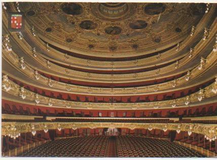Postal E01554: Gran teatro del Liceo