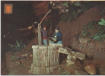 Postal E01512: Pessebre vivent de Catalunya, La Samaritana, Corbera de Llobregat