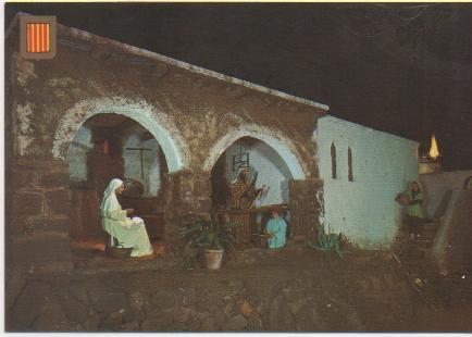 Postal E01513: Pessebre vivent de Catalunya, La Sagrada Familia, Corbera de Llobregat