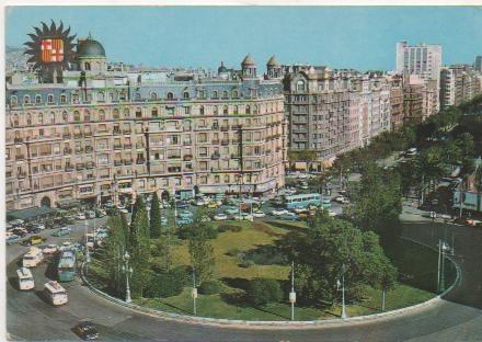 Postal E01520: Plaza Calvo Sotelo, Barcelona