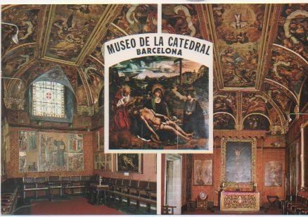 Postal E01523: Museo de la Catedral, Barcelona