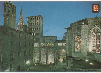 Postal E01526: Plaza del Rey, Barcelona