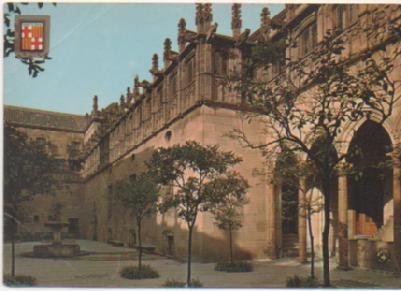 Postal E01527: Patio de los Naranjos,,Diputación de Barcelona