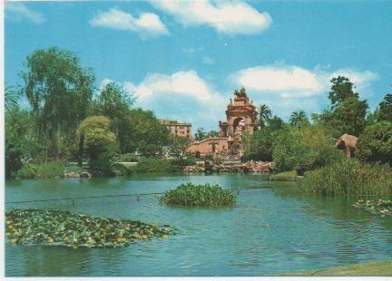 Postal E01563: Parque de laCiudadela, Barcelona