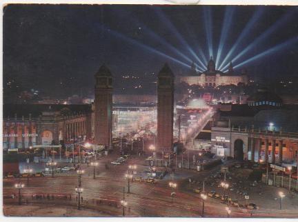 Postal E01602: Pza. España, ,Barcelona
